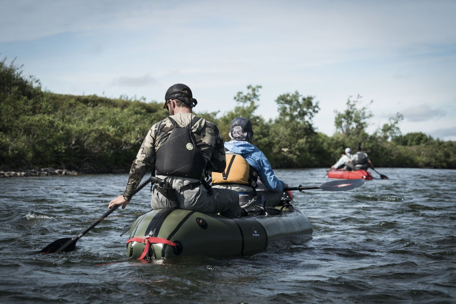 Packrafting the Tazimina River