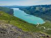 Hiking above Chelatna Lake Lodge