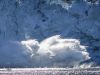 Alaska glacier calving into the ocean