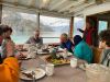Enjoy breakfast while whale watching