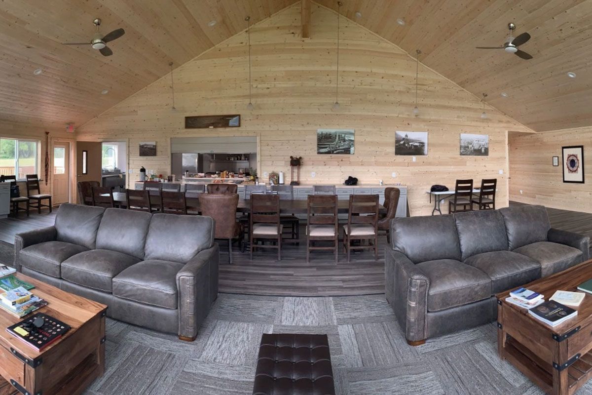 Interior of Lodge at Kodiak Brown Bear Center