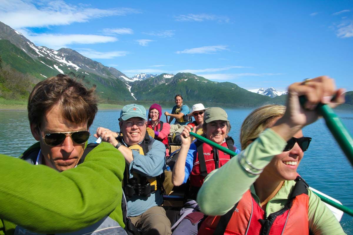 Canoeing Kenai Fjords National Park