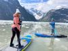 Stand Up Paddleboarding among Alaska glaciers